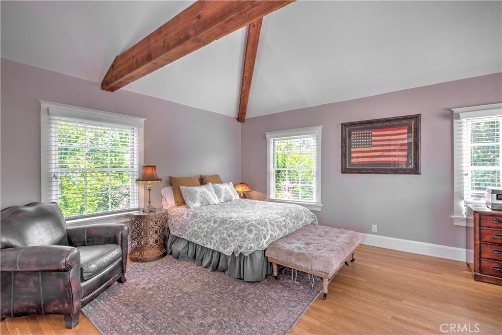 Bedroom, Interior, Wooden Beams, Wood Texture Flooring
