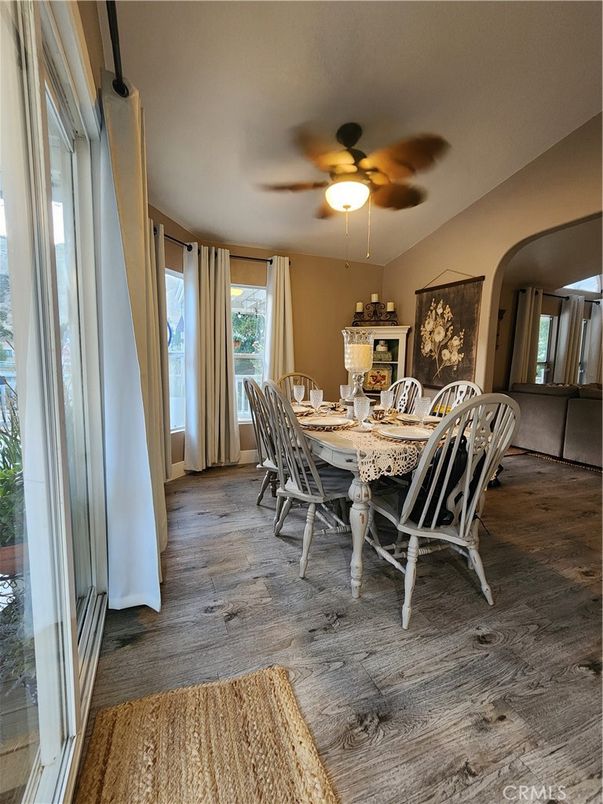Dining room, Interior, Wood Texture Flooring