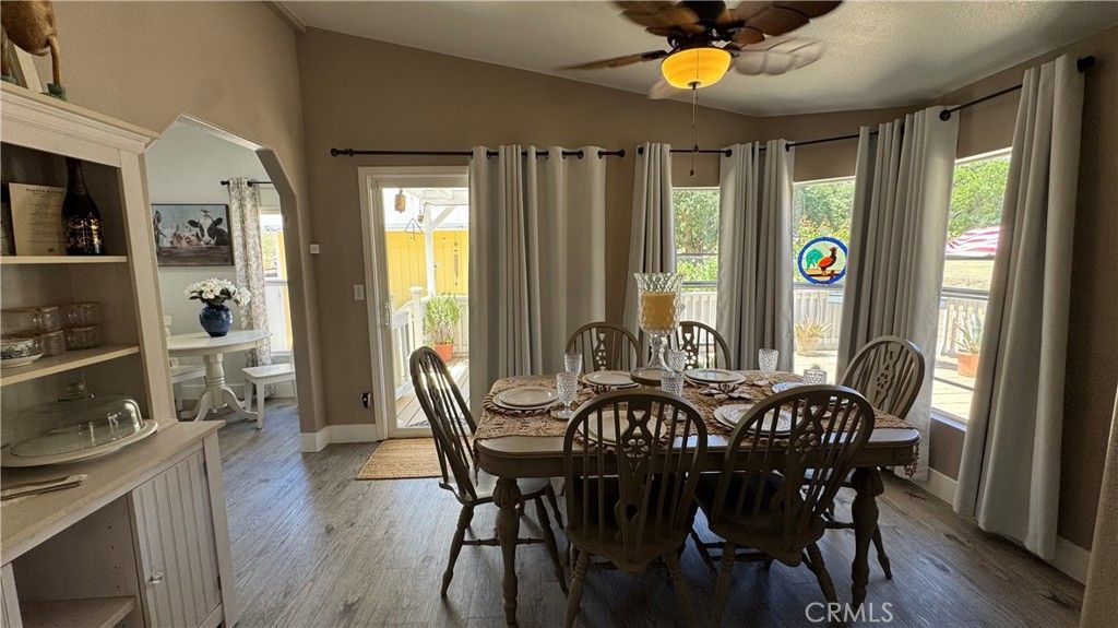 Dining room, Interior, Wood Texture Flooring
