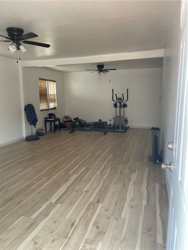 Fitness Equipment, Interior, Wood Texture Flooring