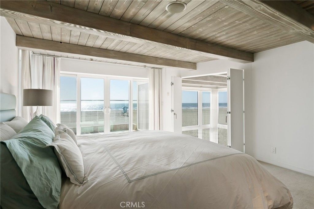 Bedroom, Interior, Water, Wooden Beams, Wooden Ceilings