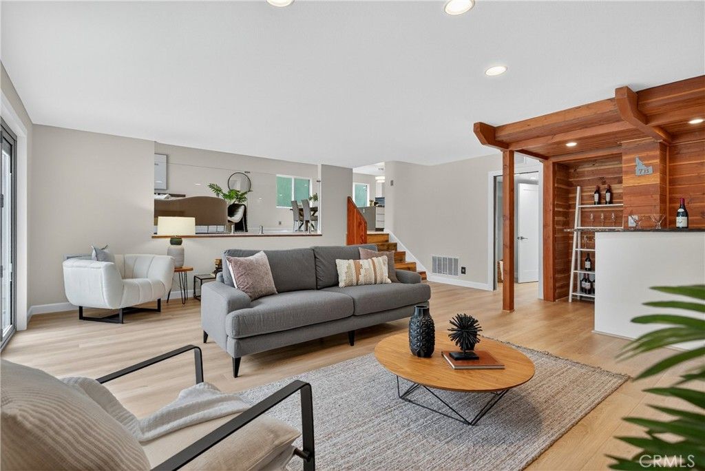 Interior, Living room, Recessed Lighting, Wooden Beams, Wooden Ceilings, Wood Texture Flooring, Wooden Walls