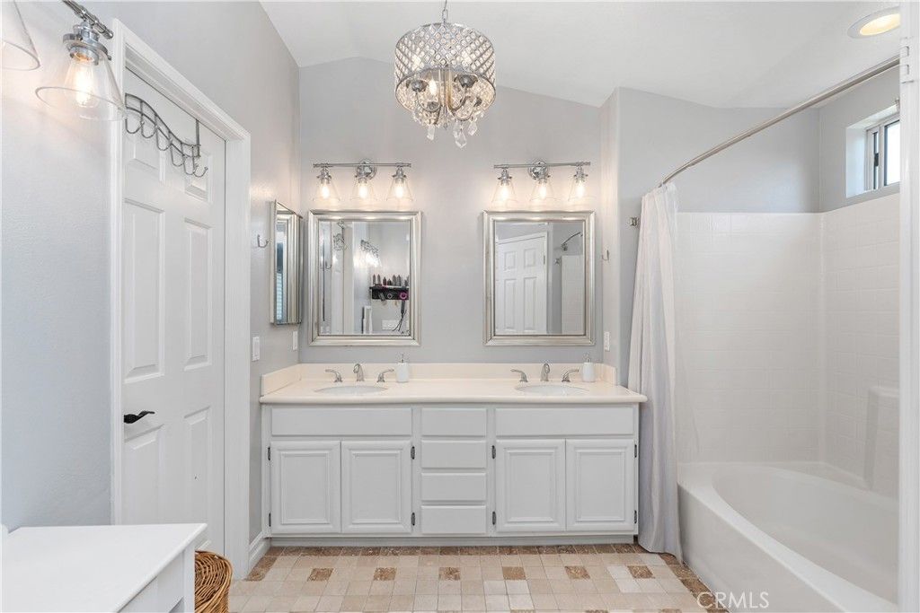 Bathroom, Chandelier, Dual Sink Vanities, Interior