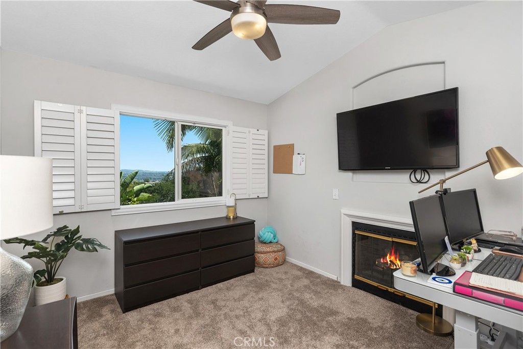 Fireplace, Home Office, Interior
