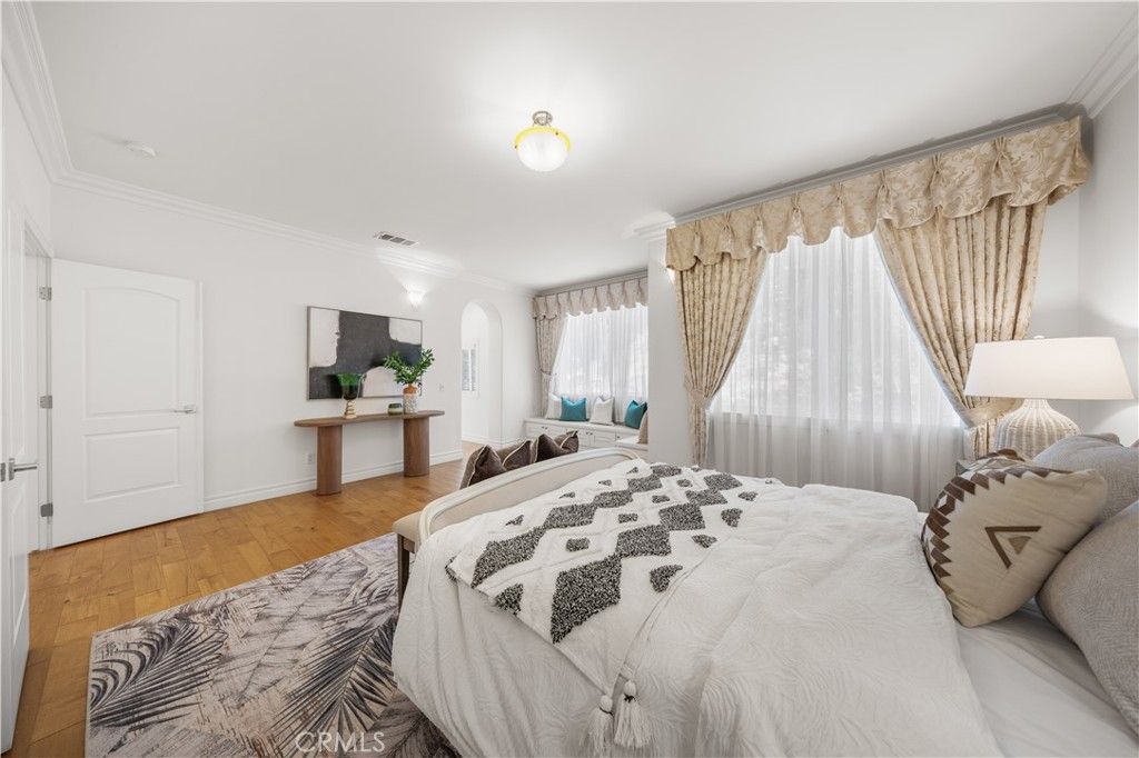 Bedroom, Interior, Wood Texture Flooring
