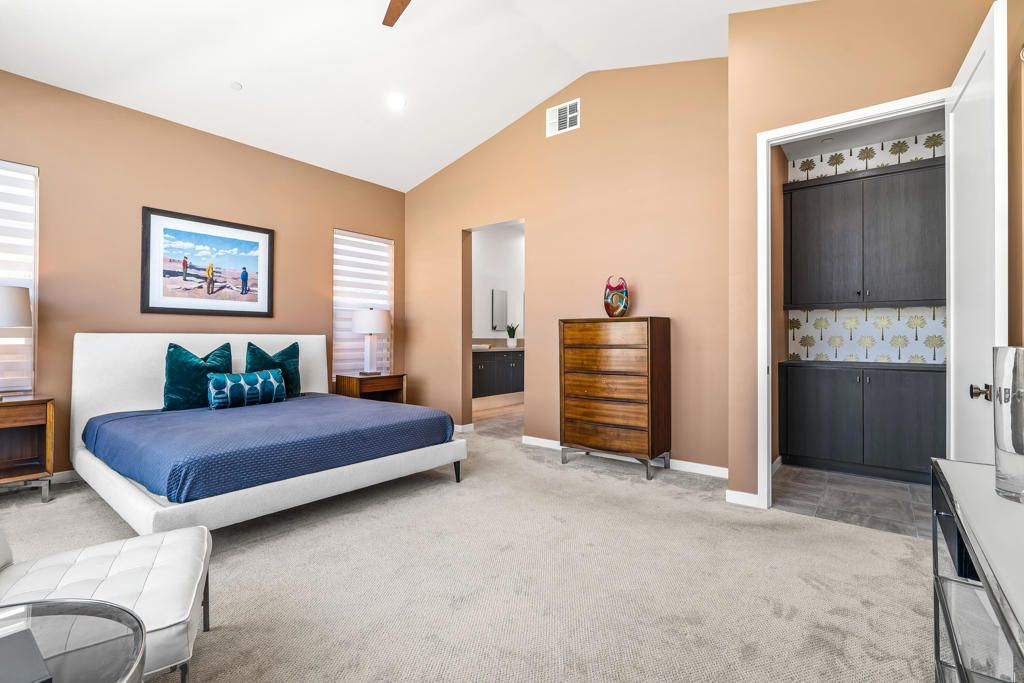 Bedroom, Interior, Recessed Lighting