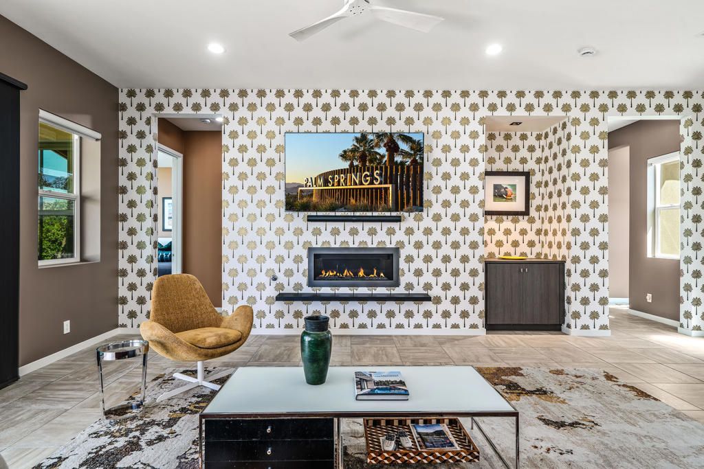 Fireplace, Interior, Recessed Lighting