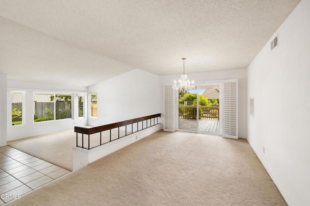 Chandelier, Empty room, Interior