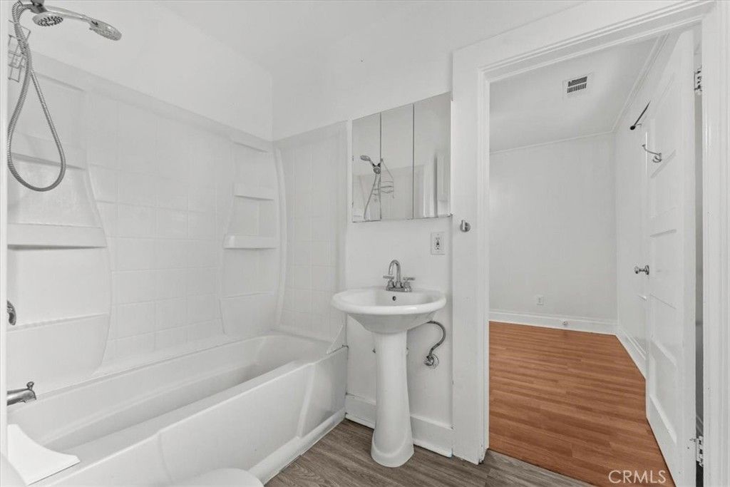 Bathroom, Interior, Wood Texture Flooring