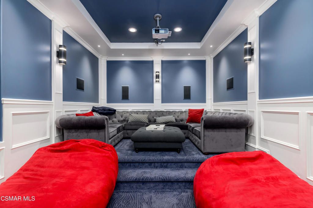 Interior, Recessed Lighting, Theatre Room