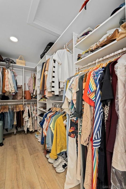 Interior, Recessed Lighting, Walk-in Closets, Wood Texture Flooring