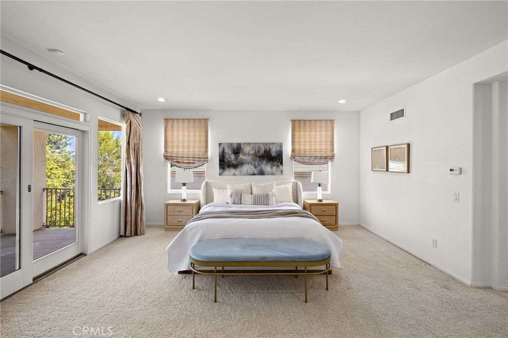 Bedroom, Interior, Recessed Lighting