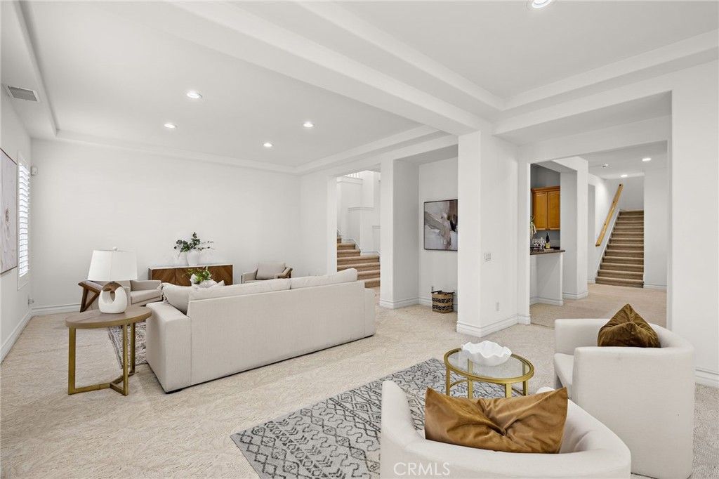 Interior, Living room, Recessed Lighting