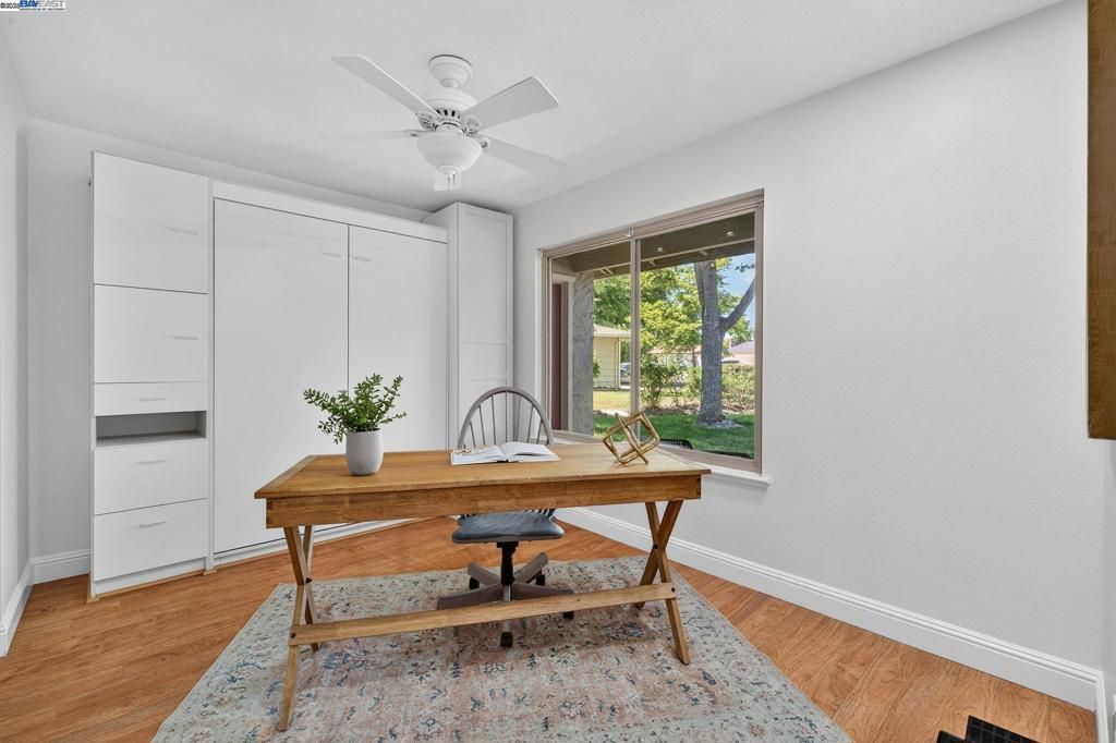 Home Office, Interior, Wood Texture Flooring