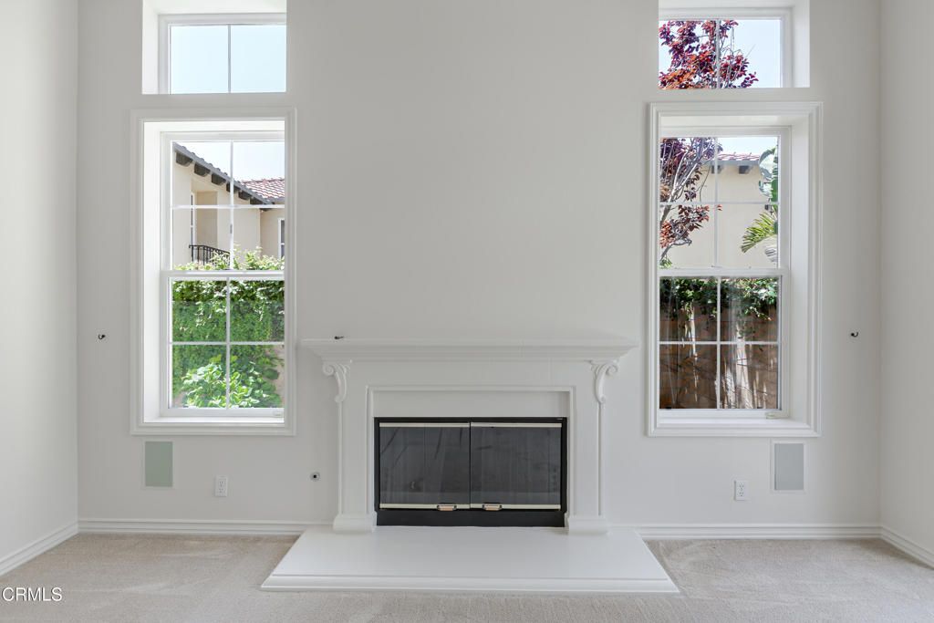 Empty room, Fireplace, Interior