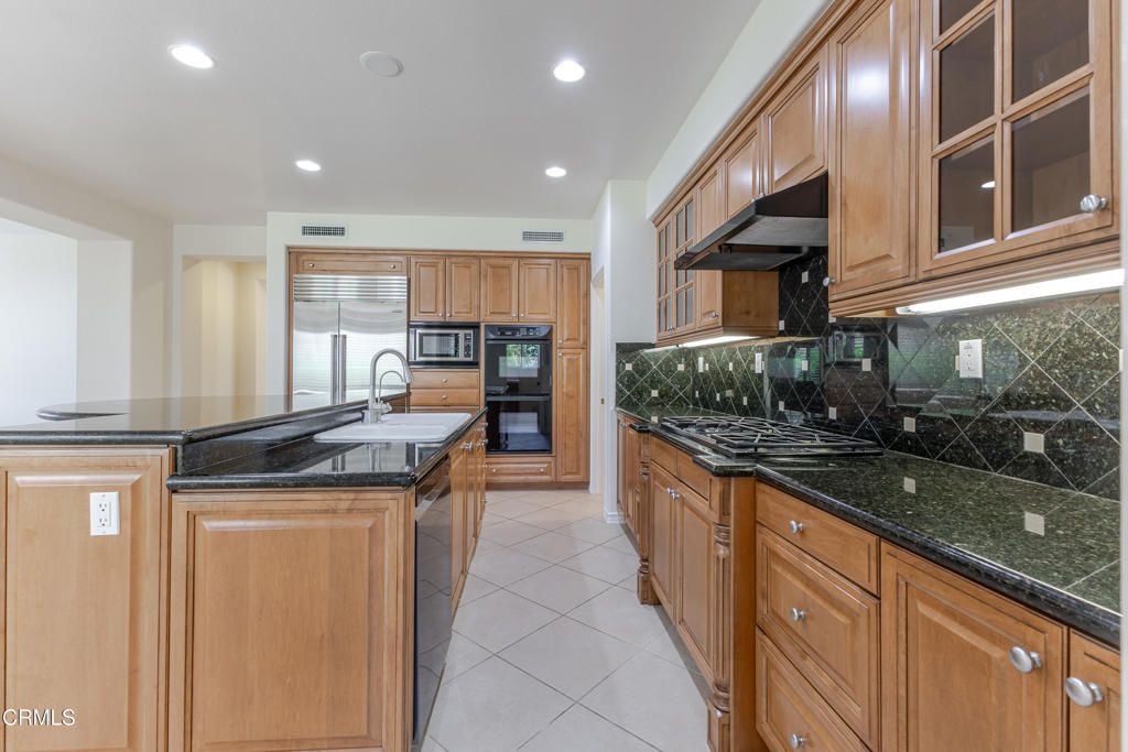 Interior, Kitchen, Recessed Lighting, Tile Countertops