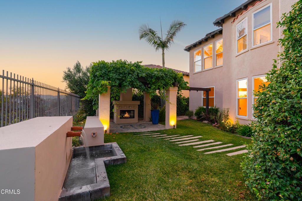 Backyard, Exterior, Fireplace