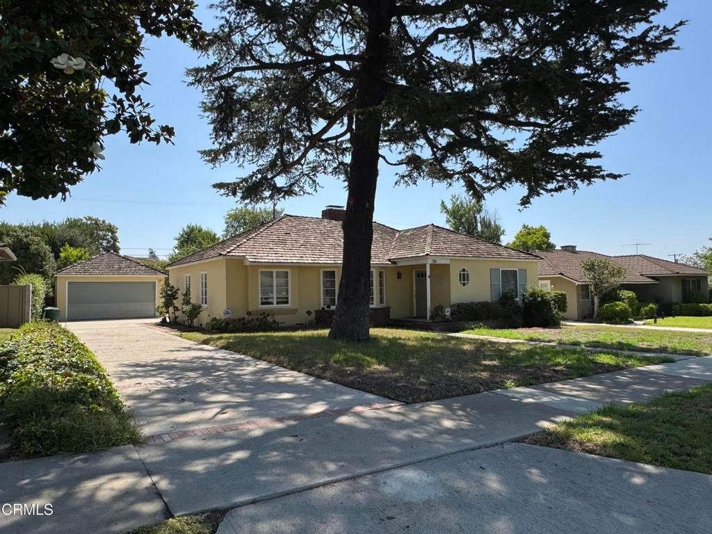 Backyard, Detached Garage, Exterior, Facade, Ranch