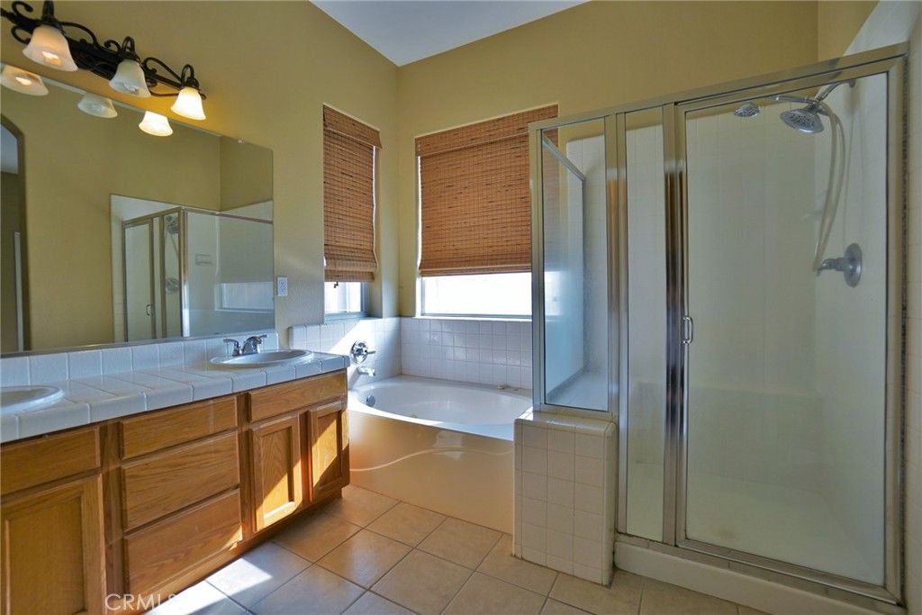 Bathroom, Dual Sink Vanities, Glass Shower, Interior, Tile Countertops