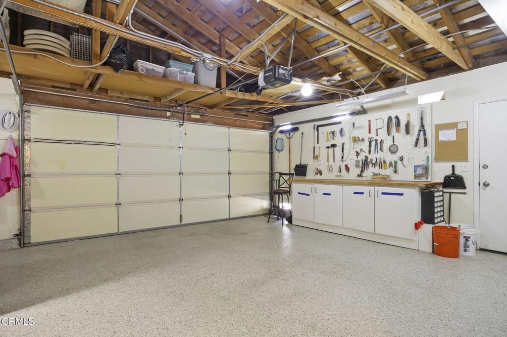 Garage, Interior, Wooden Beams, Wooden Ceilings