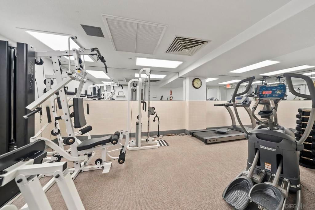 Fitness Equipment, Gym, Interior