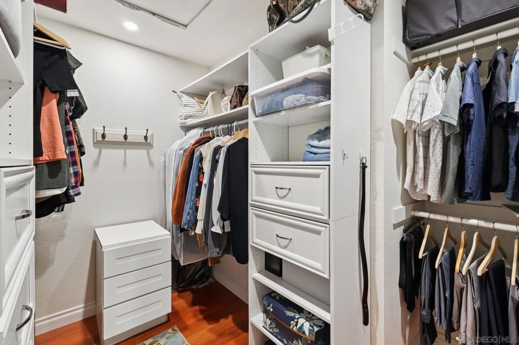 Interior, Recessed Lighting, Walk-in Closets, Wood Texture Flooring