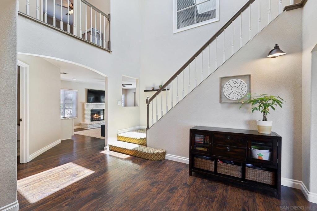 Fireplace, Interior, Wood Texture Flooring