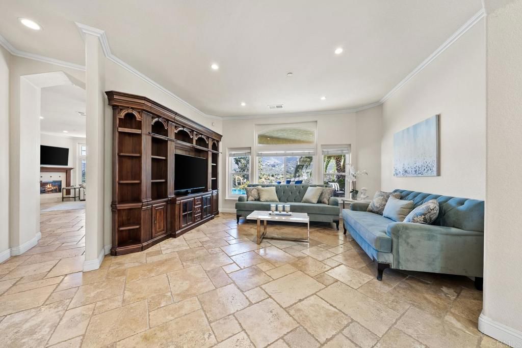 Interior, Living room, Recessed Lighting