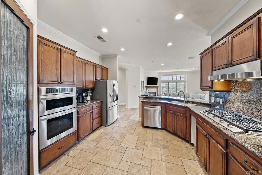 Interior, Kitchen, Recessed Lighting, Stainless Steel Appliances