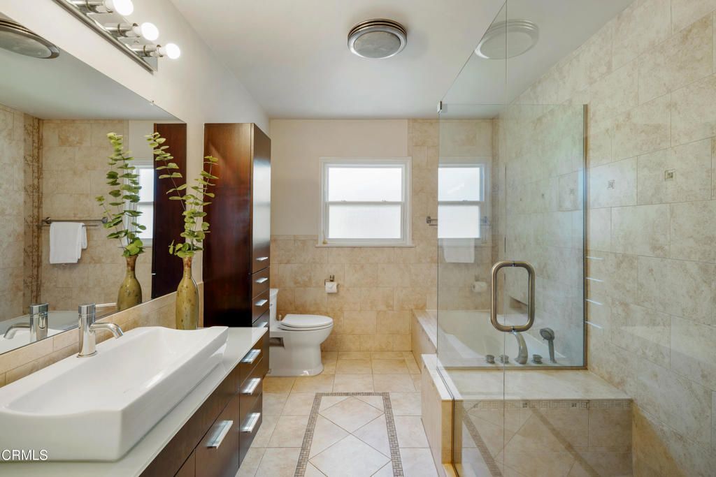 Bathroom, Dual Sink Vanities, Glass Shower, Interior