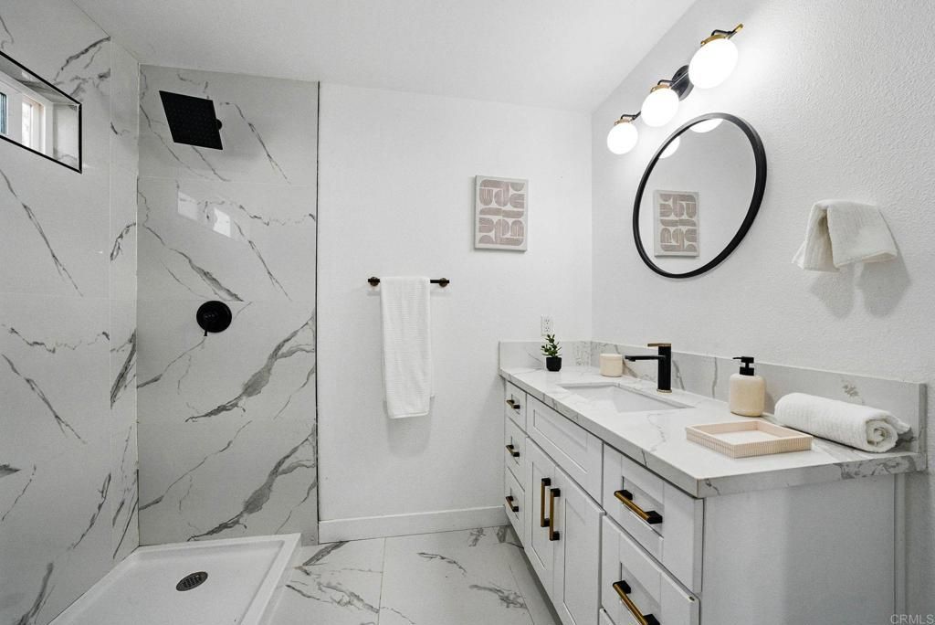 Bathroom, Dual Sink Vanities, Interior, Marble, Marble Walls