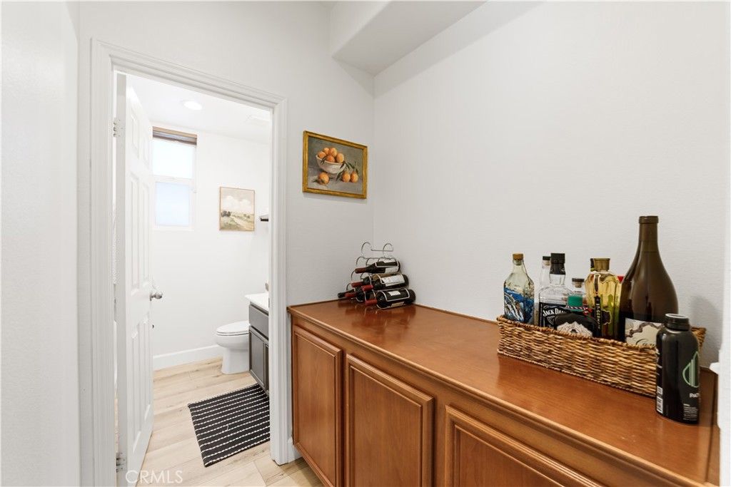 Bathroom, Interior, Recessed Lighting, Wood Texture Flooring