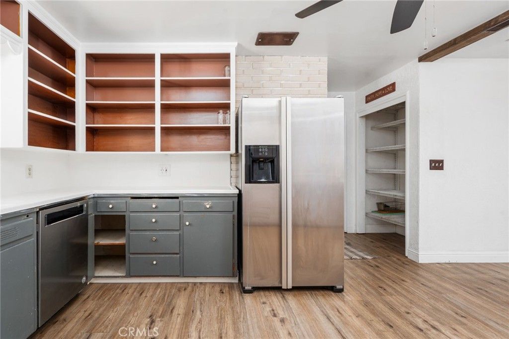 Interior, Kitchen, Wood Texture Flooring