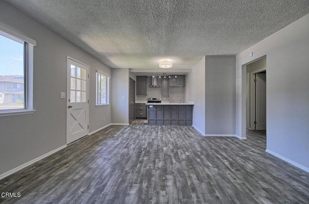 Empty room, Interior, Kitchen, Wood Texture Flooring