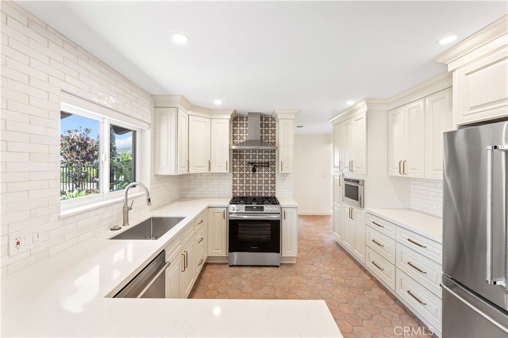 Interior, Kitchen, Recessed Lighting, Stainless Steel Appliances