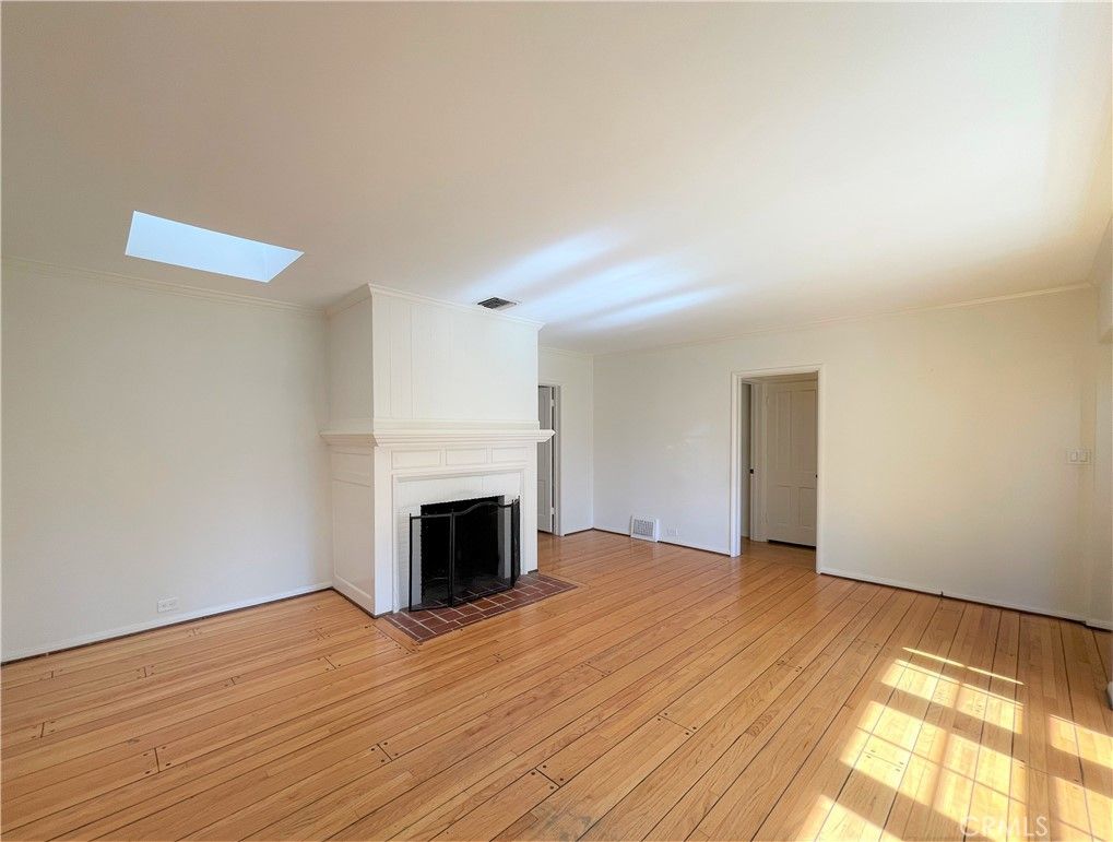 Empty room, Fireplace, Interior, Wood Texture Flooring