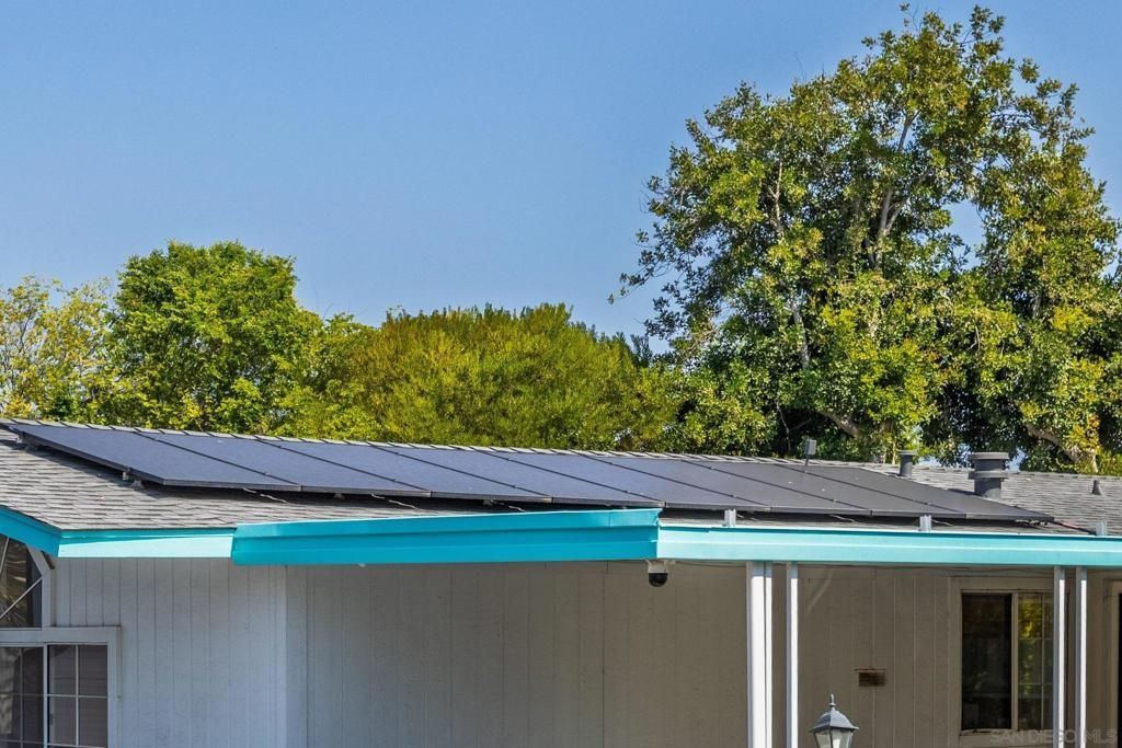 Exterior, Pool, Solar Panels