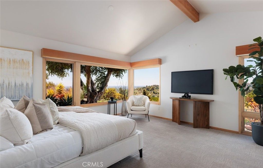 Bedroom, Interior, Wooden Beams