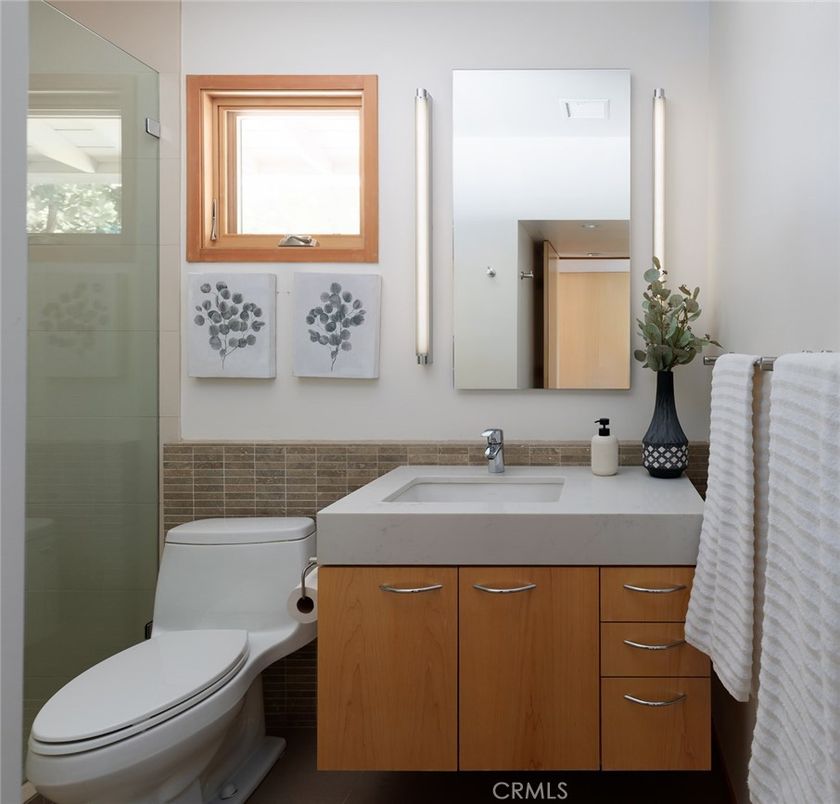 Bathroom, Glass Shower, Interior