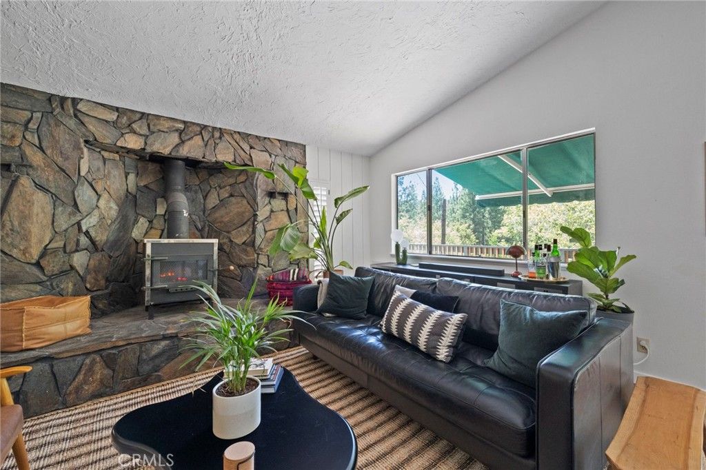 Fireplace, Interior, Living room, Stone Walls