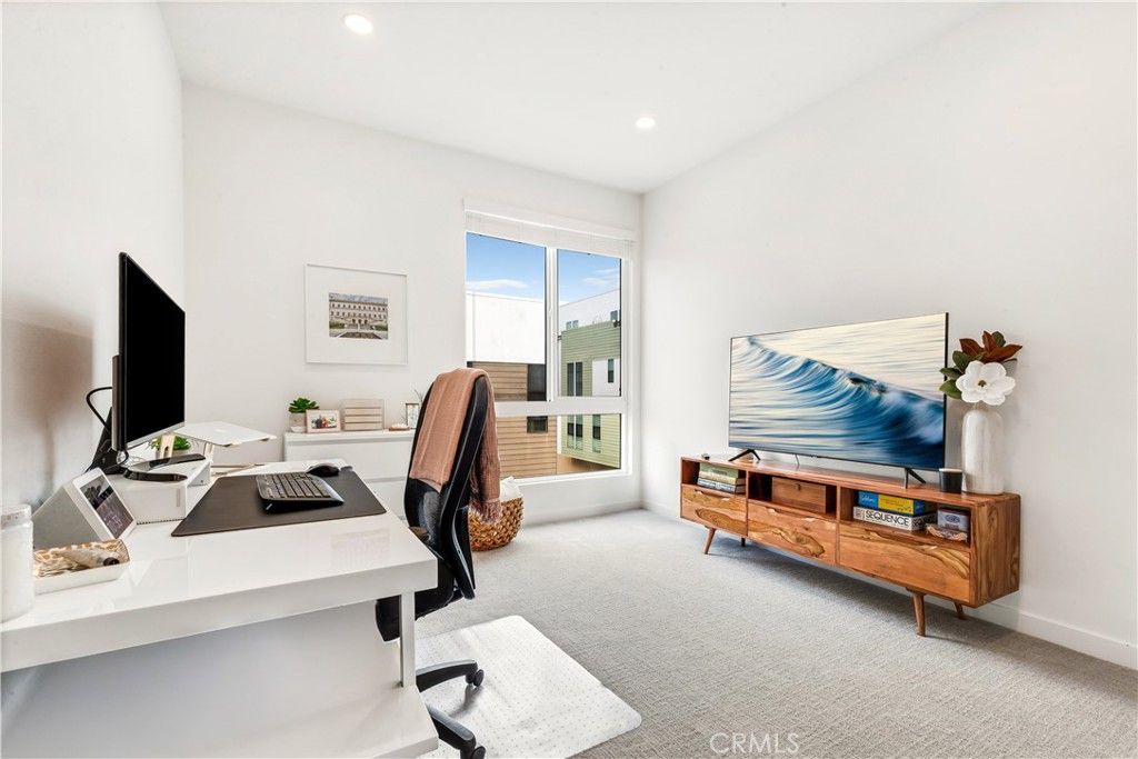 Home Office, Interior, Recessed Lighting