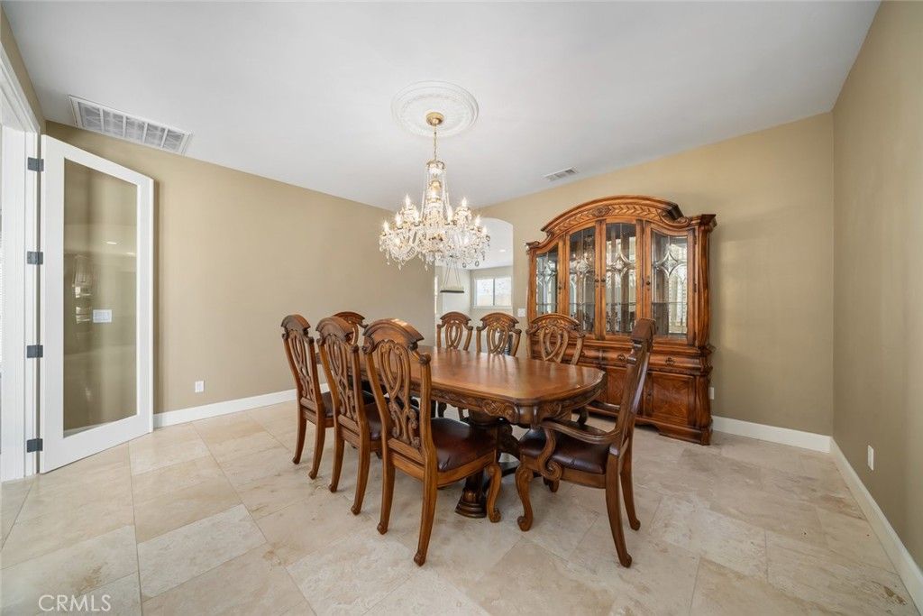 Chandelier, Dining room, Interior