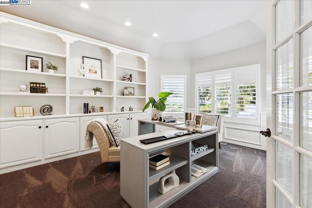 Home Office, Interior, Recessed Lighting