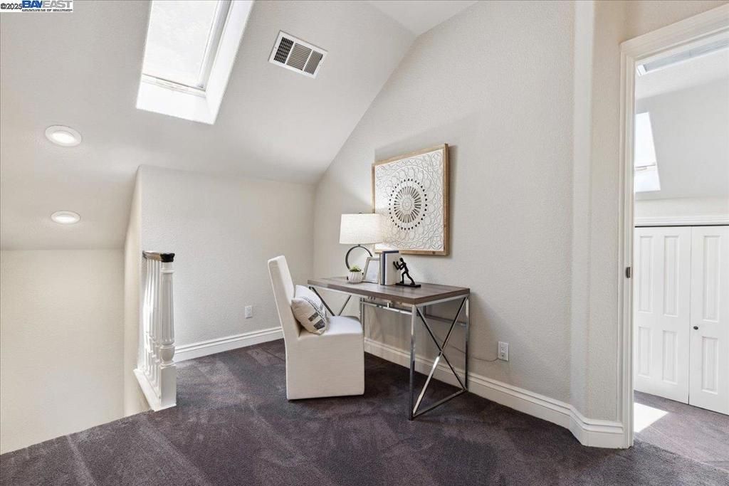 Home Office, Interior, Recessed Lighting
