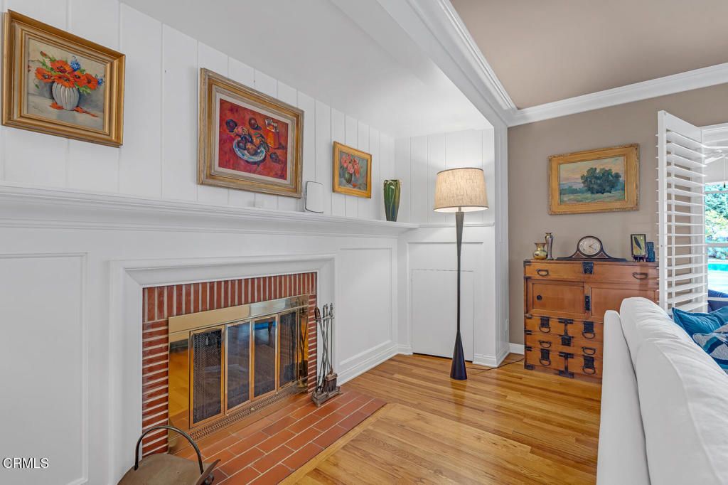 Fireplace, Interior, Wood Texture Flooring
