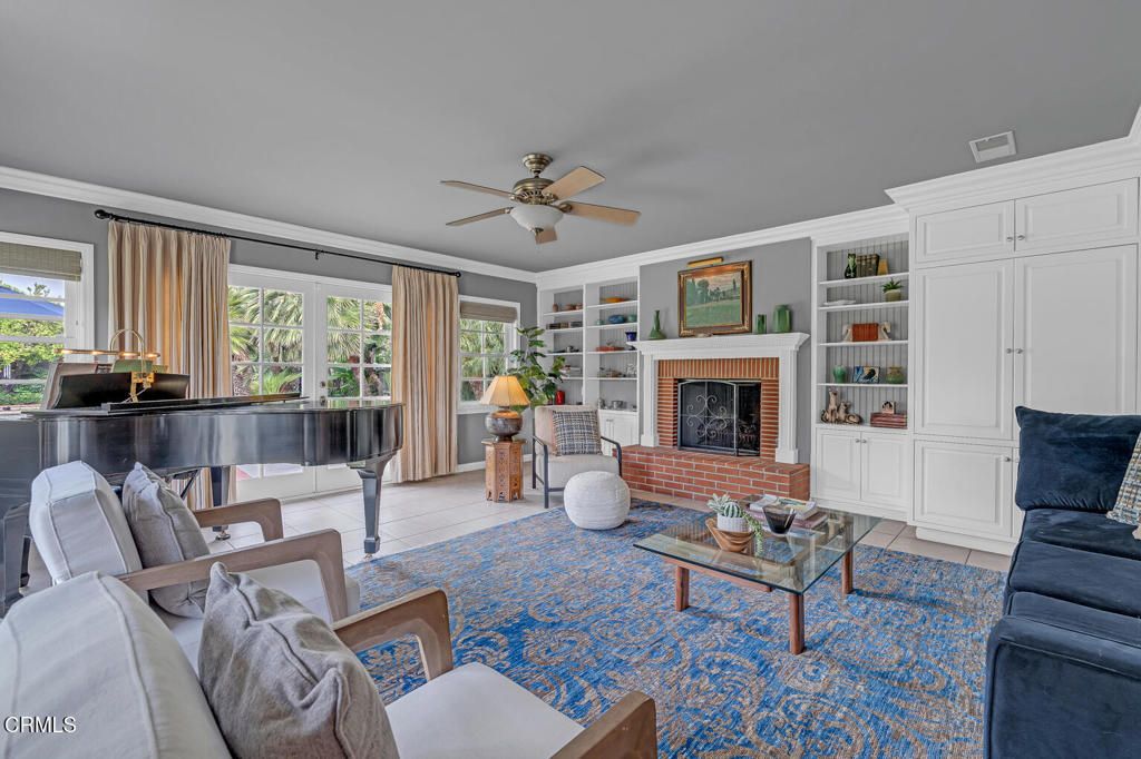 Fireplace, Interior, Living room, Piano