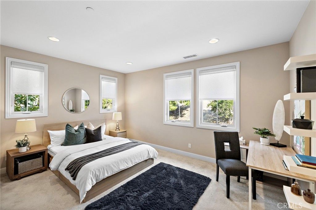 Bedroom, Home Office, Interior, Recessed Lighting
