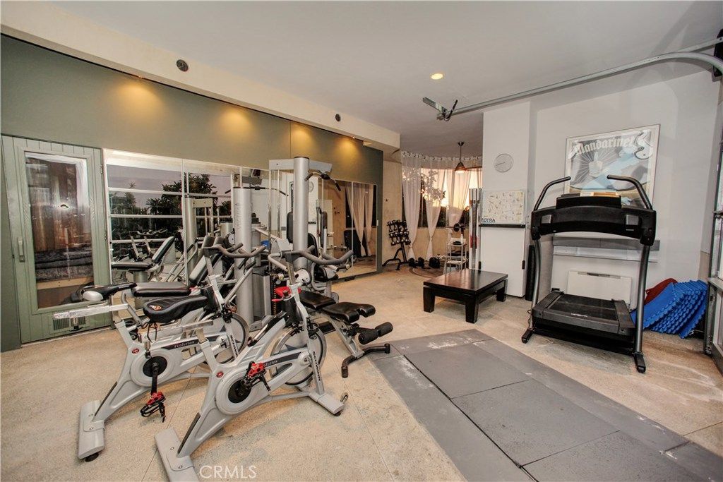 Fitness Equipment, Gym, Interior, Recessed Lighting