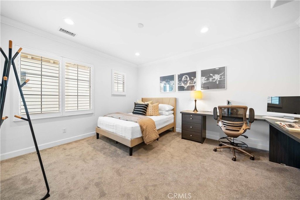 Bedroom, Home Office, Interior, Recessed Lighting