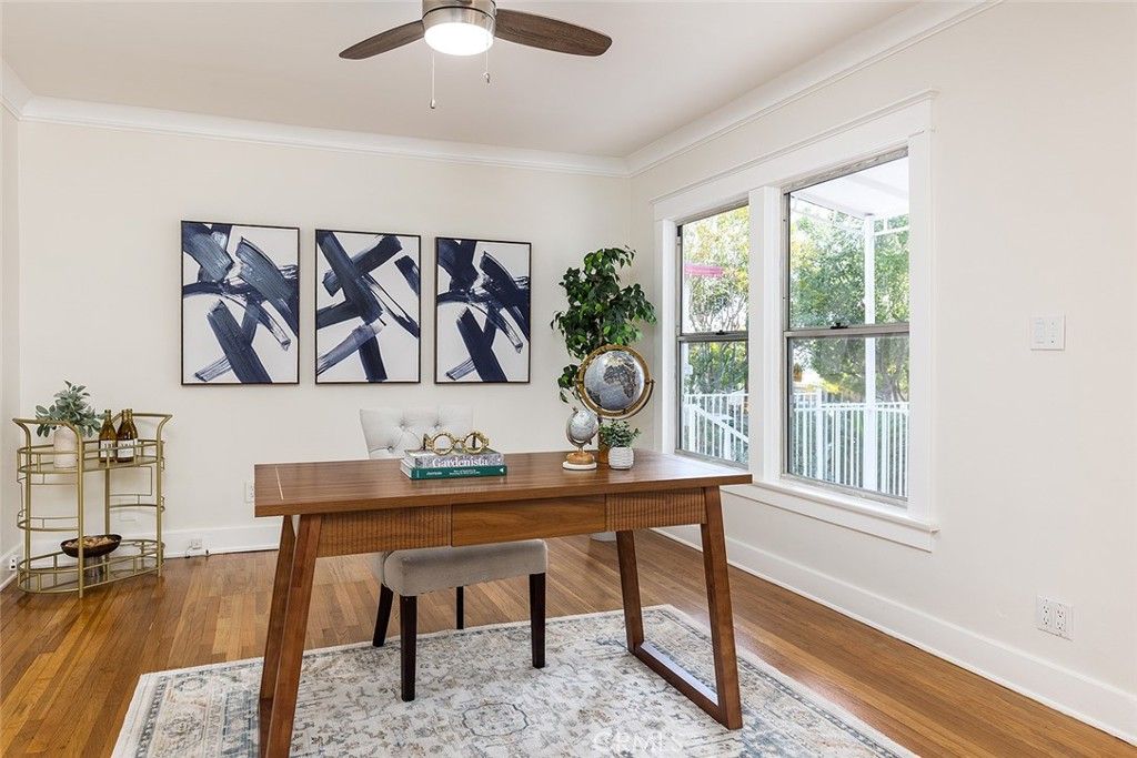 Home Office, Interior, Wood Texture Flooring